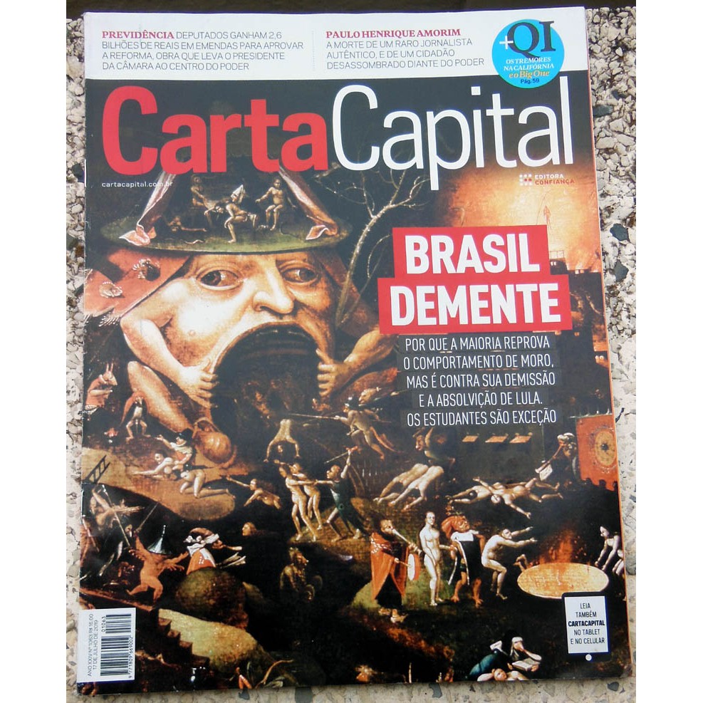Revista Carta Capital 1063 Paulo Henrique Amorim João Gilberto 2019