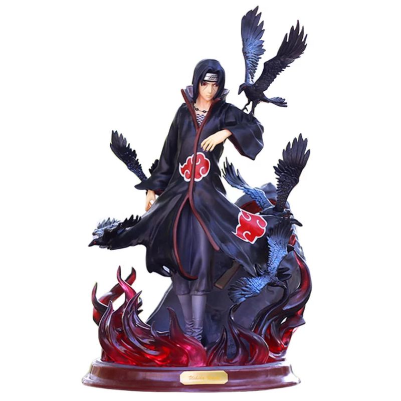 Action Figure Uchiha Itachi Akatsuki Anime Naruto 26 Cm Boneco Estatueta Colecionavel