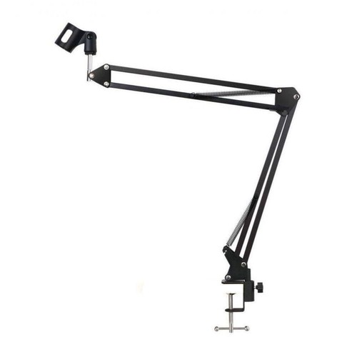 Braço Articulado Suporte De Microfone Mesa Profissional