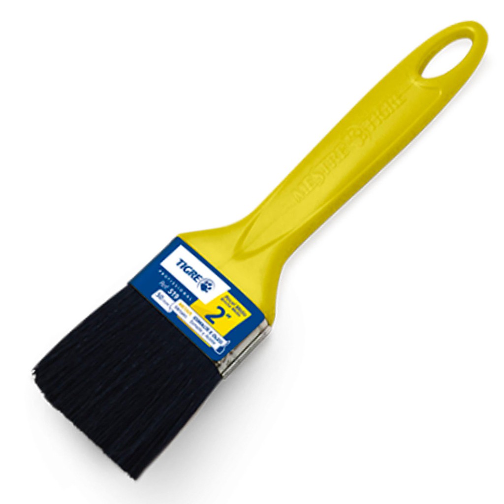 Pincel Para Pintura Trincha Esmalte Óleo 519 2 Polegadas