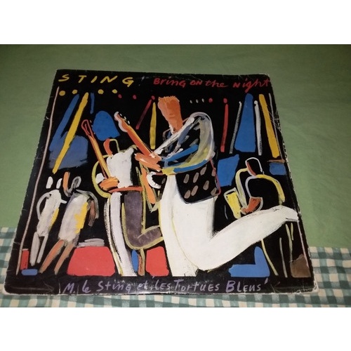 Lp Sting Bring On The Night - Com Encartes E Release