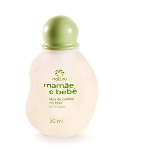 Agua de Colonia Mamae Bebe Natura Sem Alcool 50ml Miniatura | BeeCost