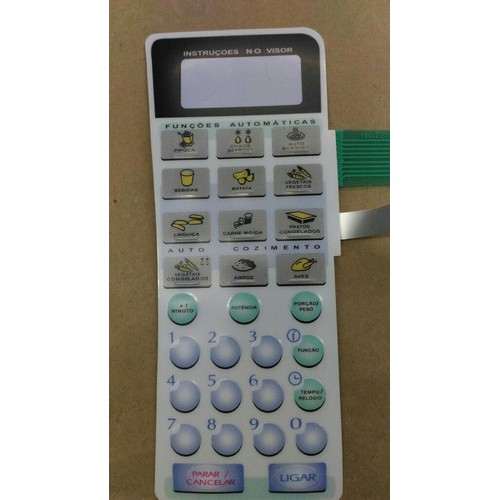Membrana Teclado  Forno Microondas Panasonic Nns60 Bh NNS60