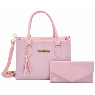 Bolsa Feminina Alça Mão e Transversal + Carteira