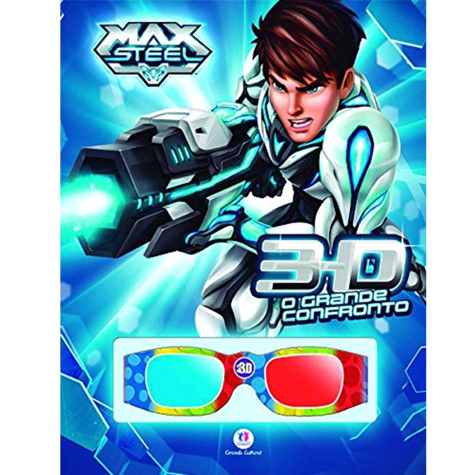 Livro 3D - Max Steel - O Grande Confronto