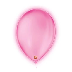 Balão de Festa Neon - Rosa - 9" 23cm - 25 unidades