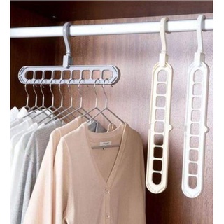 1 PÇ Cabide Mágico 9 Furos Roupa Organizador Multi-Dobrável