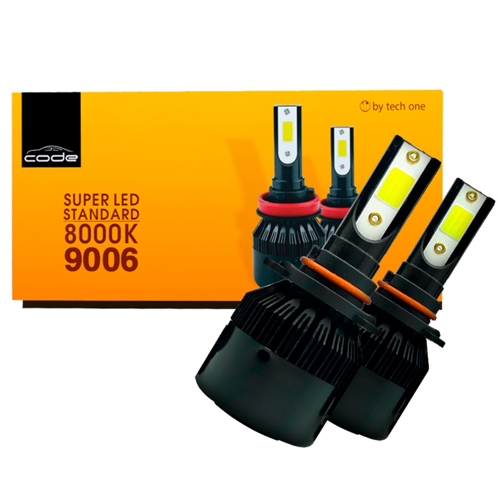 Kit Lâmpadas Super Led HB4 8000k 12v 3000 Lúmens - Code Techone