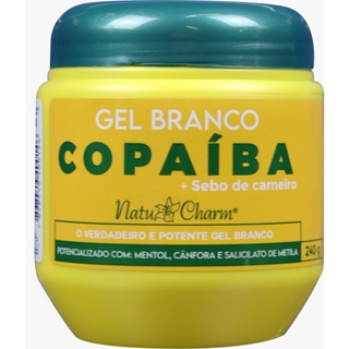 Gel Branco de Copaíba NatuCharm 240g em Oferta na Shopee