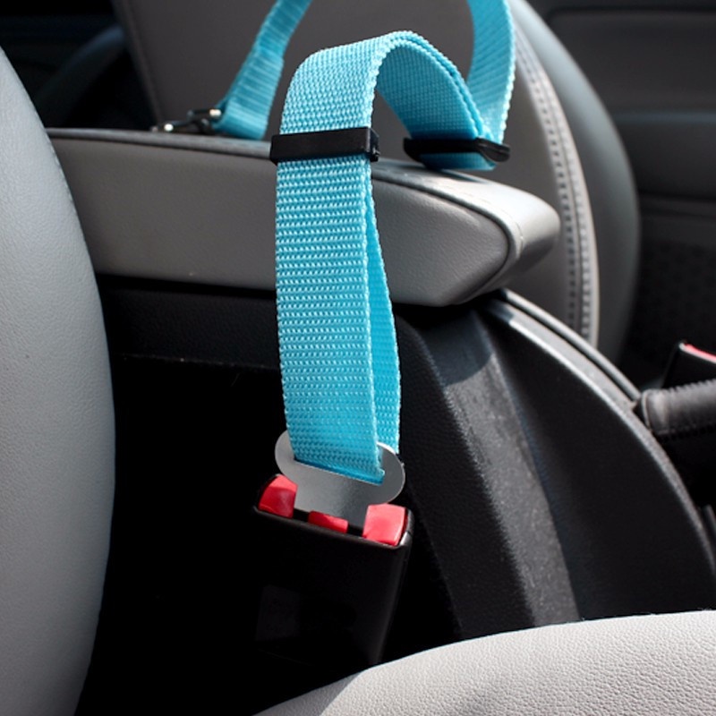 2x Dog Pet Car Safety Seat Belt Harness Restraint Adjustable Lead Travel Clip UK 