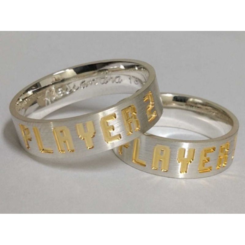 Aliança Player 1 e 2 - Comprar com Melhor Preço em Anéis