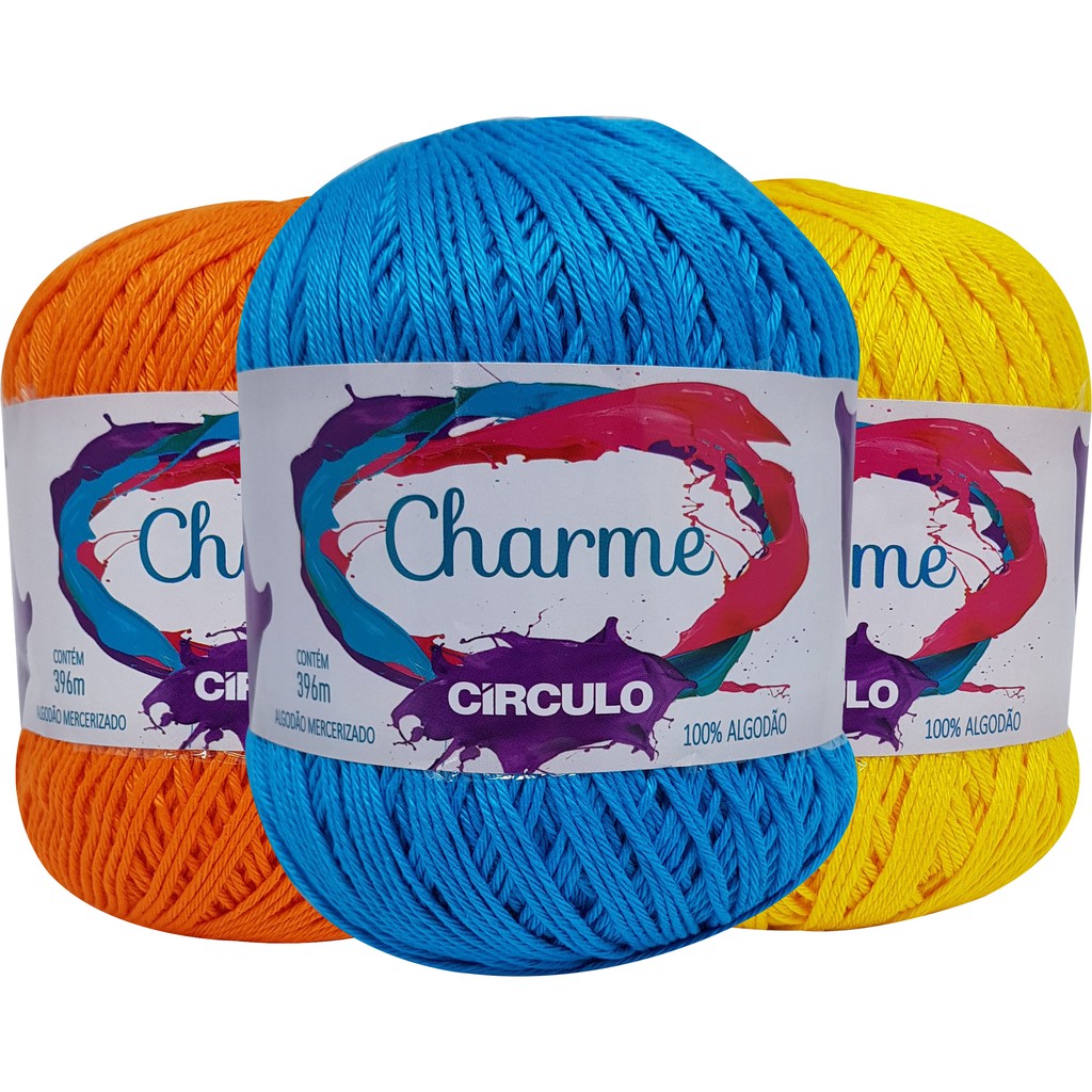 Linha Charme Círculo 150g Cores 7563 à 9900