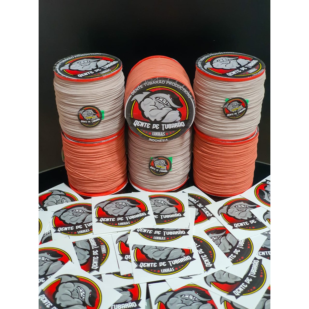 Linha dente de Tubarao 110 jardas 3 Passes Aspera!! PROMOÇÃO!!