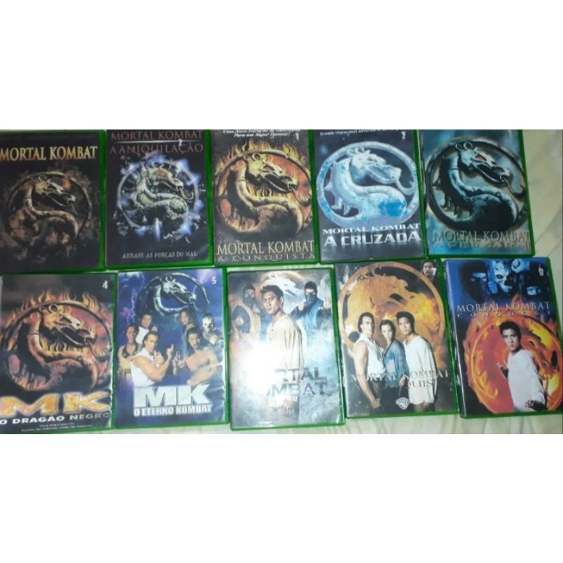 serie mortal kombat a conquista completa 22 episódios total 10 dvds dublado e com legendas acompanha 2 estojos um sextuplo e um quadruplo e encartes.