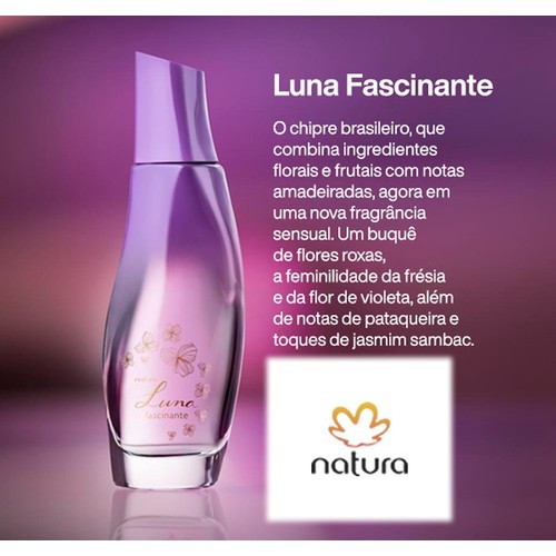 Perfume Luna Fascinante Natura 75ml | Shopee Brasil