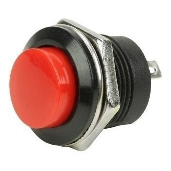 100 Peça - Chave Push Button Tipo Start - R13-507 Vm Bujão