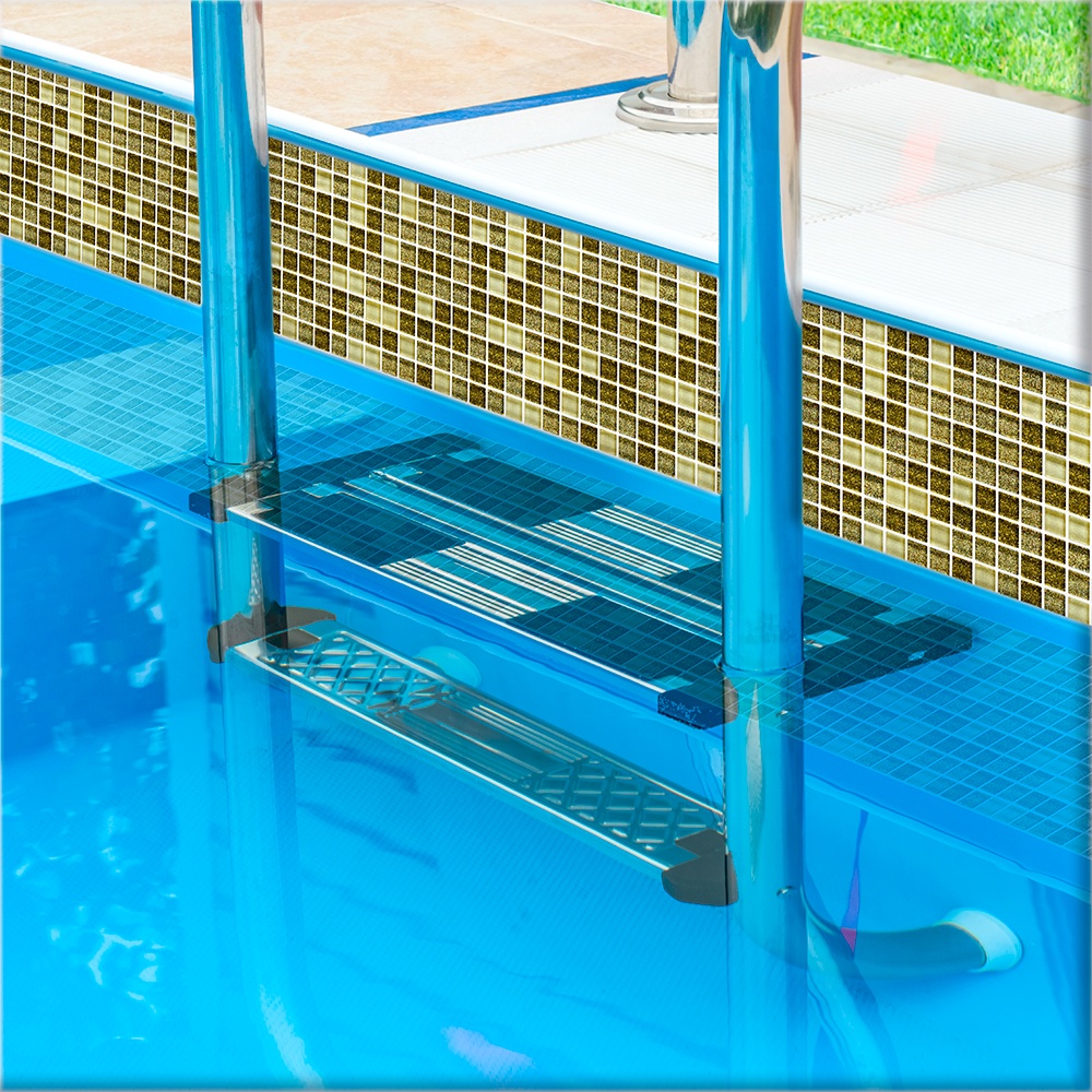 Faixa de Piscina Adesiva Chapéu de Palha