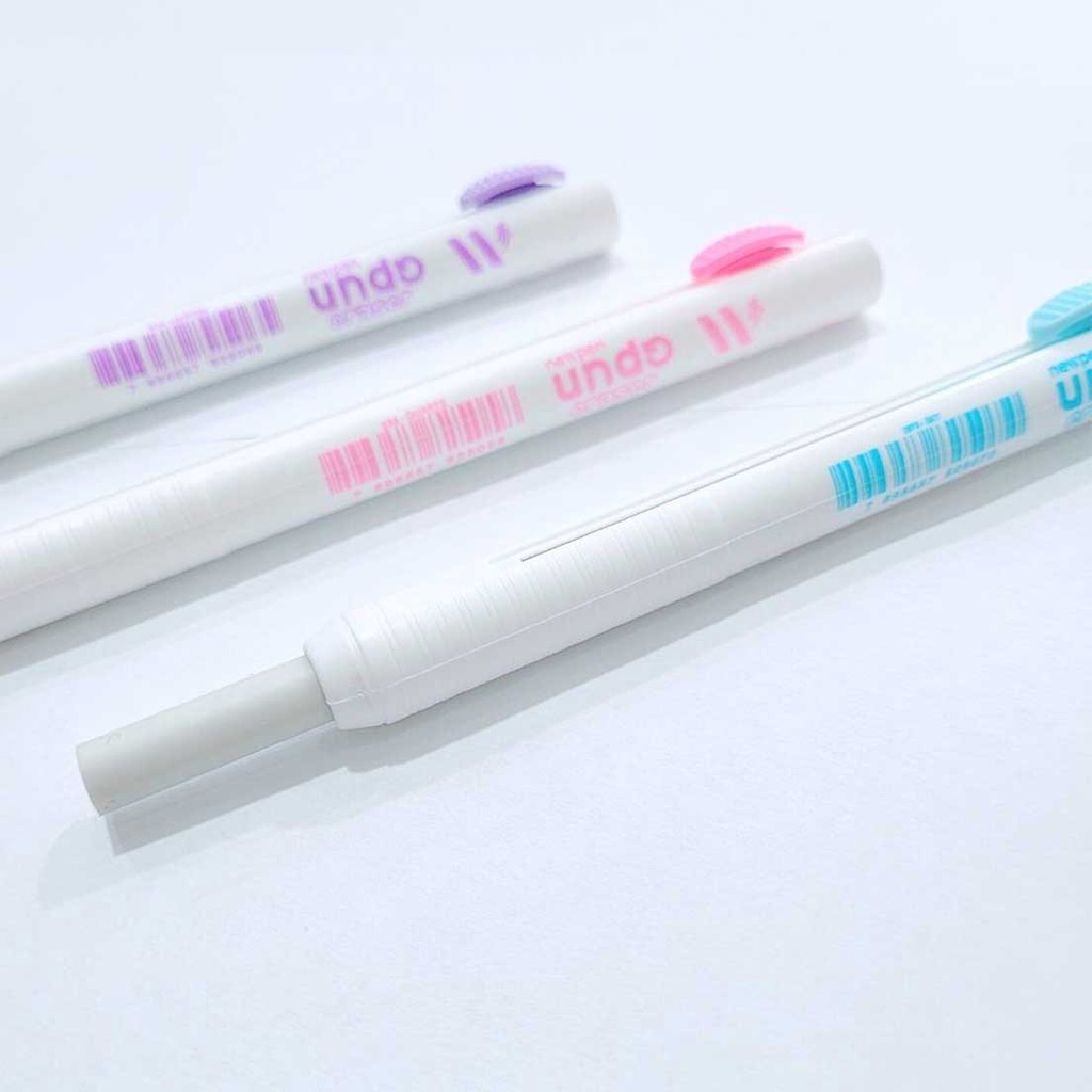 Caneta Borracha Retrátil UNDO Tons Pasteis Eraser Newpen em Oferta na Shopee