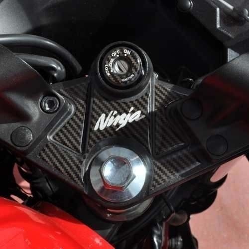 Protetor Mesa Moto Kawasaki Ninja 250 300 R Relevo Carbono