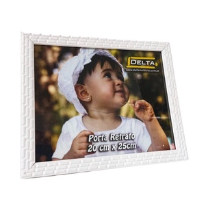 Porta Retrato para Fotos tamanho 20cm x 25cm Moldura Trabalhada com Vidro