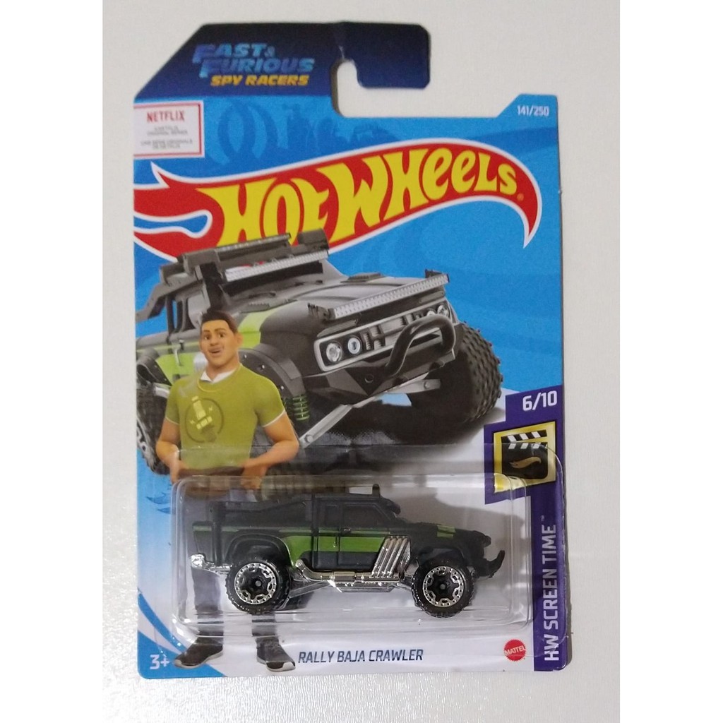 Hot Wheels Rally Baja Crawler Fastandfurious Spy Racers 2021 Hw Screen Time Grx38 Shopee 3499