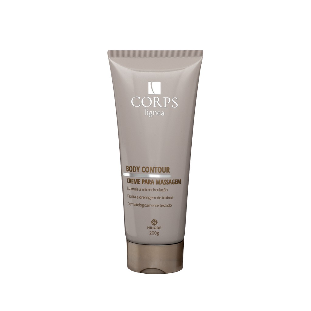 Corps Lígnea Body Contour Creme Para Drenar A Gordura E Massagem 200g Hinode