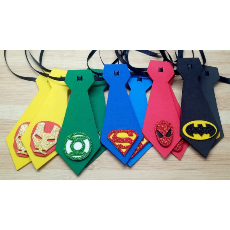 10 Gravatas EVA Pet Heróis Banho e Tosa, Pet Shop Acessórios Pet Gravatinha