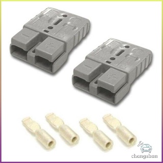 2 peças conectores de plugue estilo Anderson Ferramenta elétrica DC 50 amp 12-24V 6Awg plugue de carregamento de bateria de empilhadeira conector 50A [9/12]