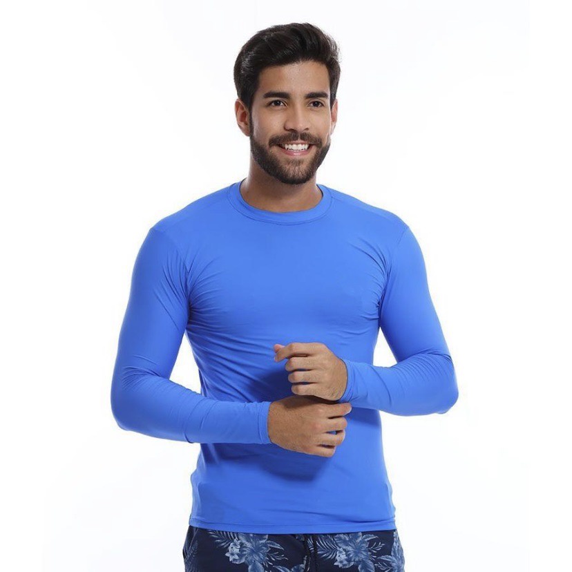 Camisa Termica Segunda Pele Slim Proteção Solar Uv 50 Ice Tecido Gelado Shopee Brasil 8729