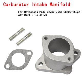 Coletor Admissão Carburador Pz30 Cg250 30mm  Cg 200-250cc Atv Dirt Bike Jq120 em Oferta na Shopee