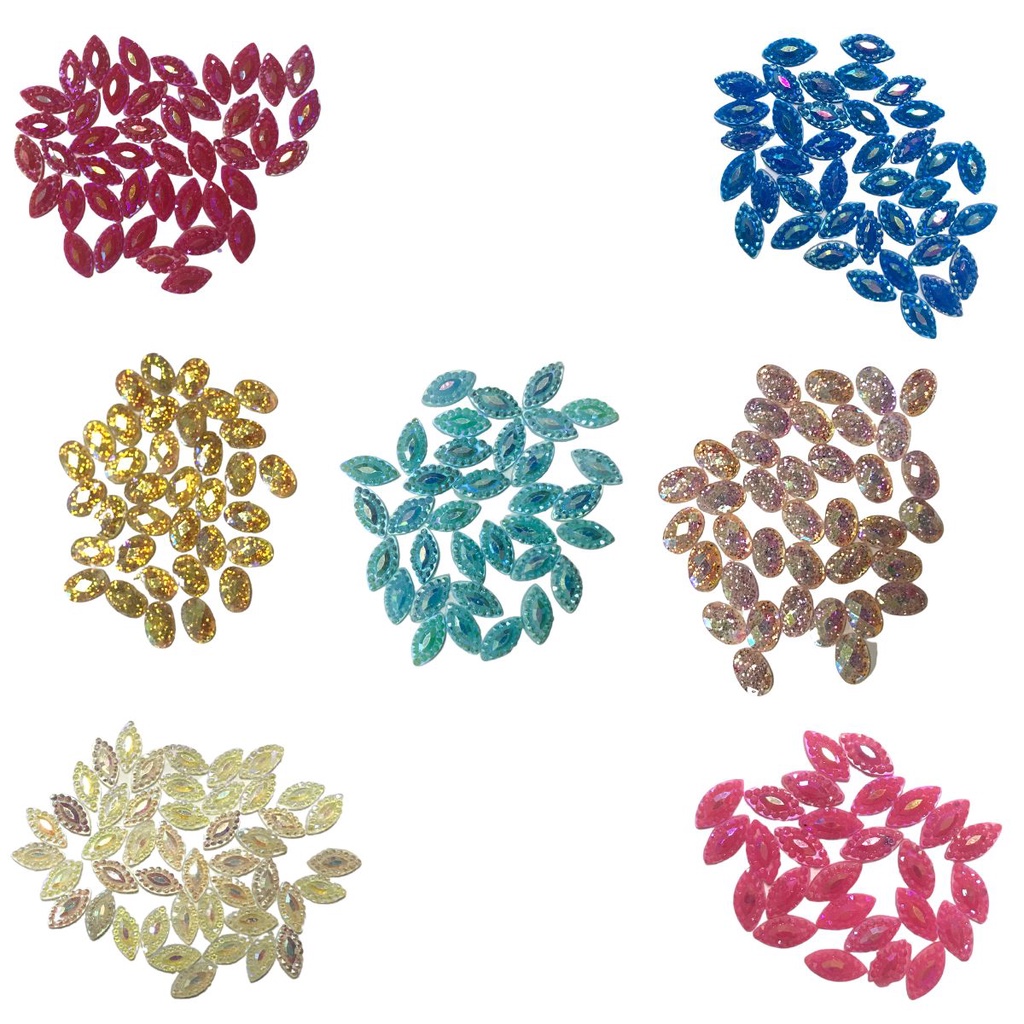 Pedraria Para Artesanato Diversas Cores Pacote Com 7200 Unidades em Oferta na Shopee