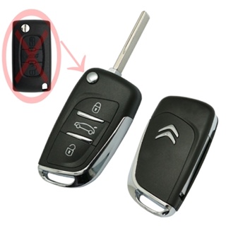 Chave Canivete Citroen 3 Botões com suporte bateria em Oferta na Shopee