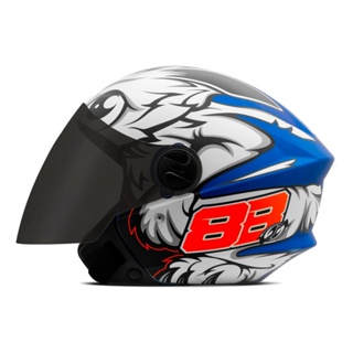 Capacete Para Moto Pro Tork New Liberty 3 Azul Gp88 Tam. 58 em Oferta na Shopee