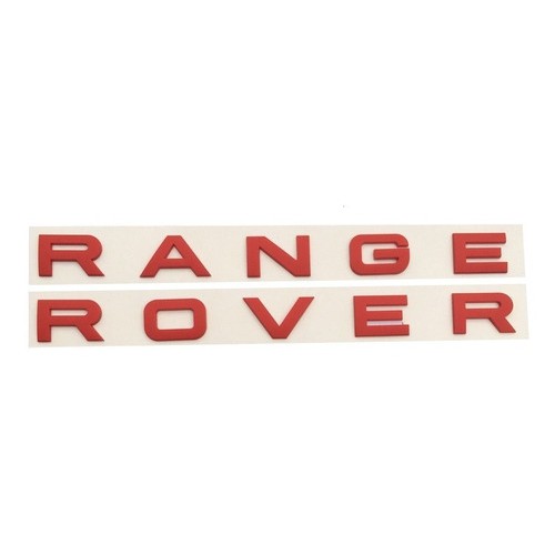 Letras Range Rover Evoque Sport Vermelha | Shopee Brasil
