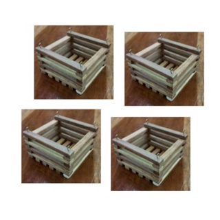 Kit com 4 Cachepots 20 x 20 Natural em Oferta na Shopee