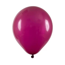 Balão De Festa Redondo Liso - Vinho - 16" 40cm - 12 unidades