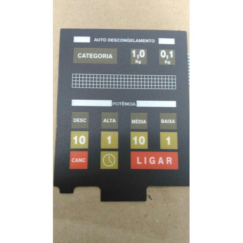 Membrana Teclado  Forno Microondas Panasonic  Ne7777 NE 7777