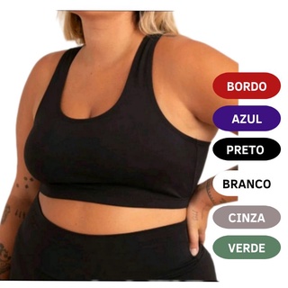 Top Cropped M ao G4 Nadador Plus Size Academia Grosso