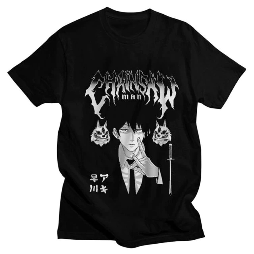 Camiseta Camisa Chainsaw Man Power Anime Mangá Himeno Kishibe Denji Motosserra  Demônio Do Sangue Blusa Unissex - Desconto no Preço