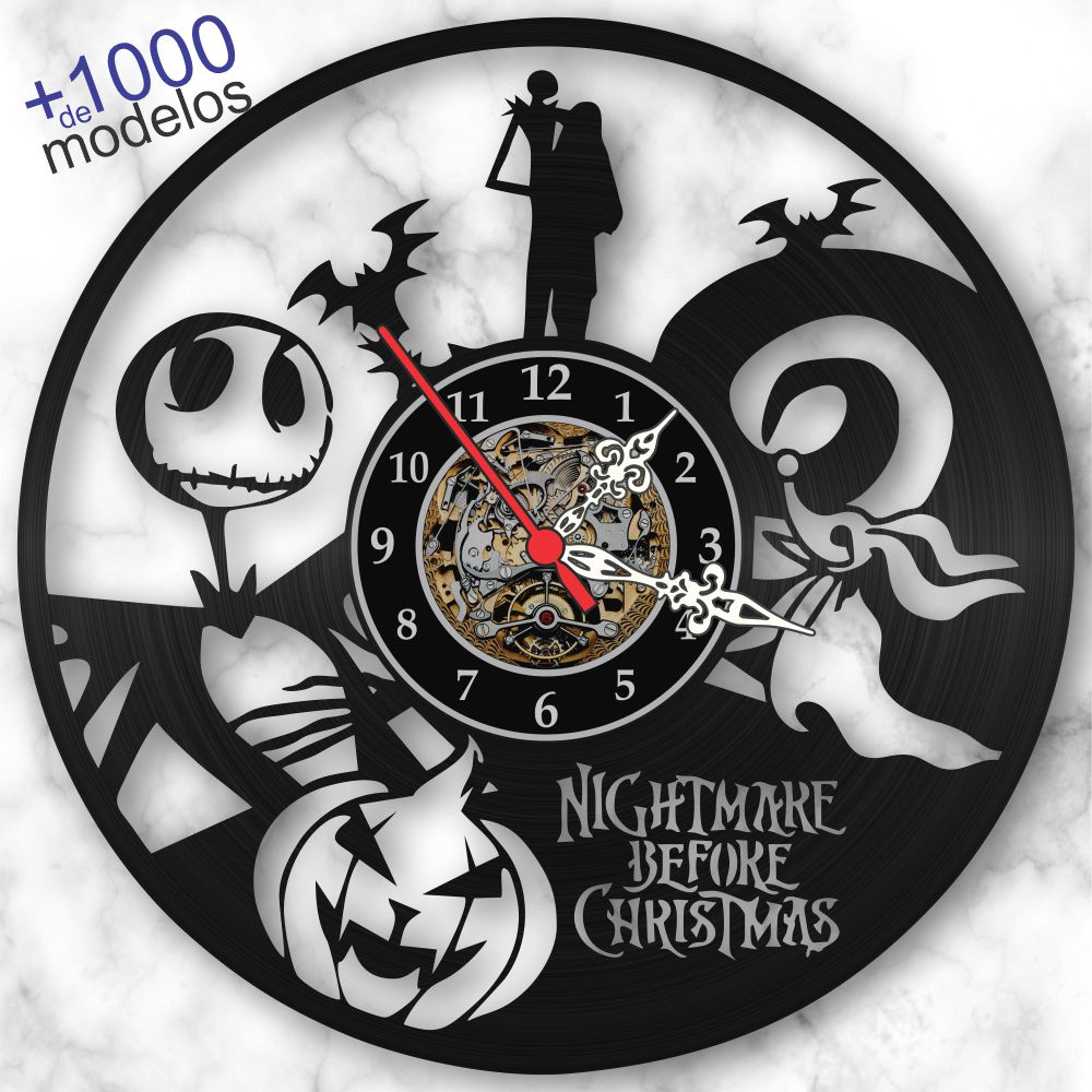 Relogio Parede O Estranho Mundo De Jack Filmes Cinema Vinil em Oferta na Shopee