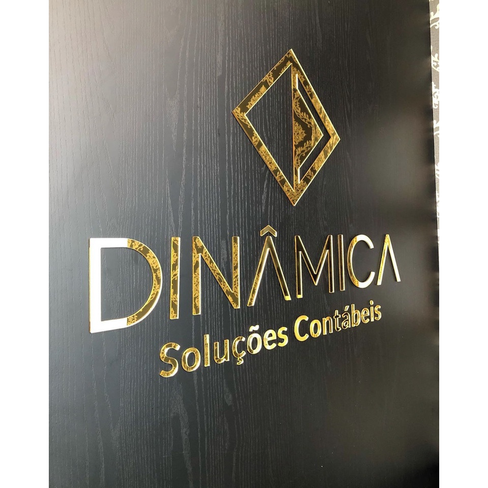 Logo em Acrílico Espelhado + Nome Cantinho do Café em Oferta na Shopee