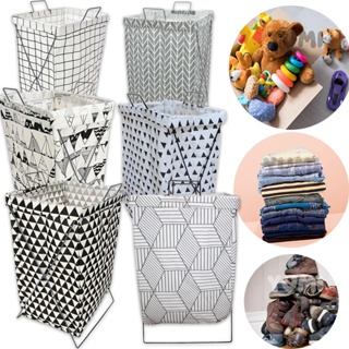 Cesto Saco Organizador Roupa Suja Brinquedos Sapatos Multiuso Dobrável Suporte 35x60 50 Litros em Oferta na Shopee