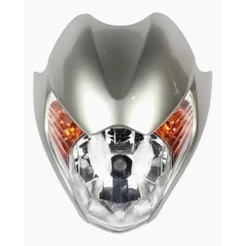 Carenagem Prata 2009 Moto Frente Bloco Óptico Titan 150 Mix