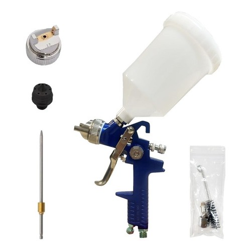 Pistola De Pintura Hvlp A827 2 Bicos 1,7mm + Agulha em Oferta na Shopee