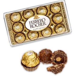 Bombom Ferrero Rocher 150g com 12 unidades de bombons - Promoção