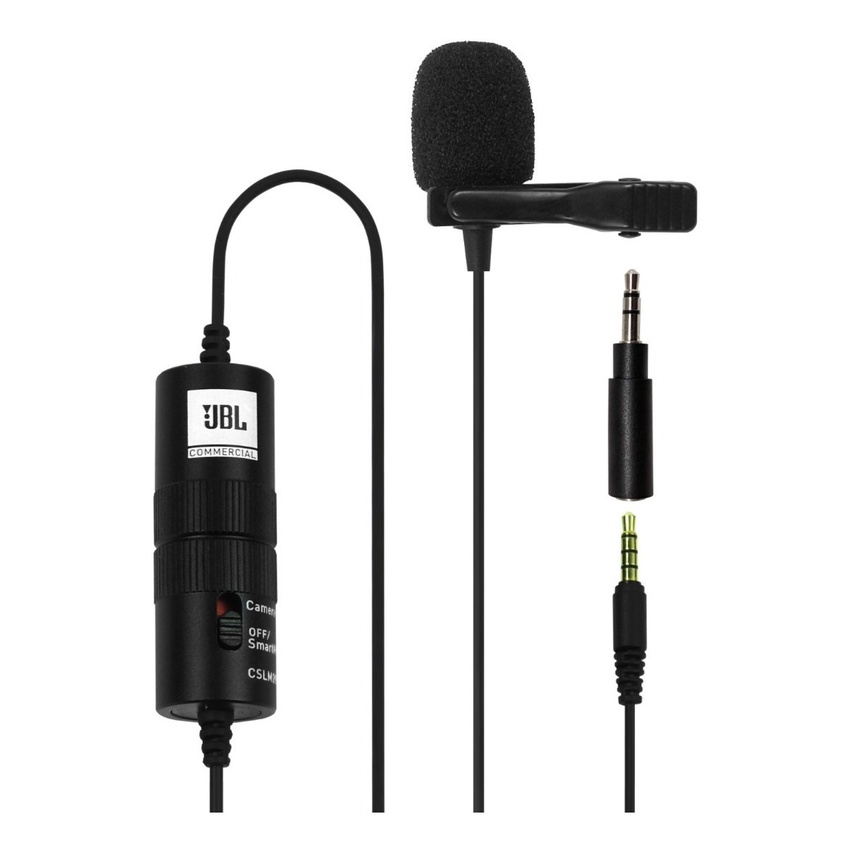 Microfone de Lapela JBL CSLM20B Bateria - Preto em Oferta na Shopee
