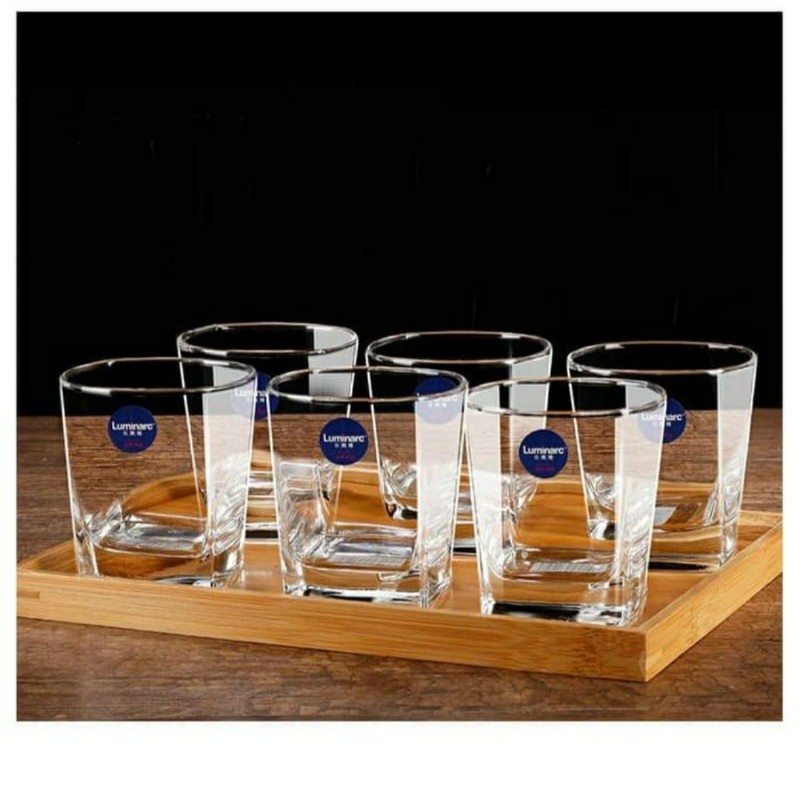 Garantia ORIGINAL E À Prova De Quebra 1 Conjunto Contém 6 PCS Vidro Esterling LUMINARC 300 ML-WHISKEY