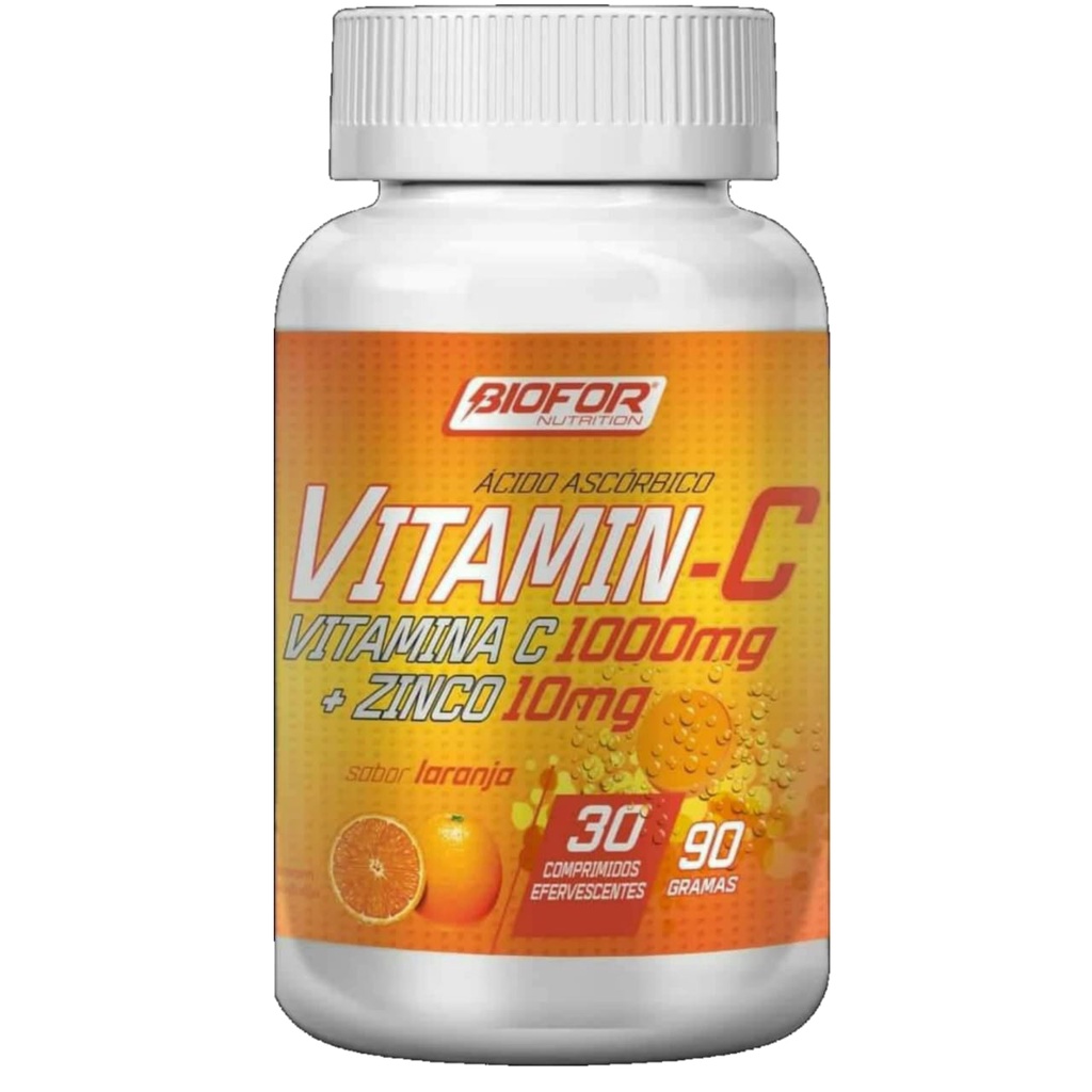 Vitamina C 1000mg Zinco 10mg 30 Comp Efervescente Biofor Nutrition Shopee Brasil 5635