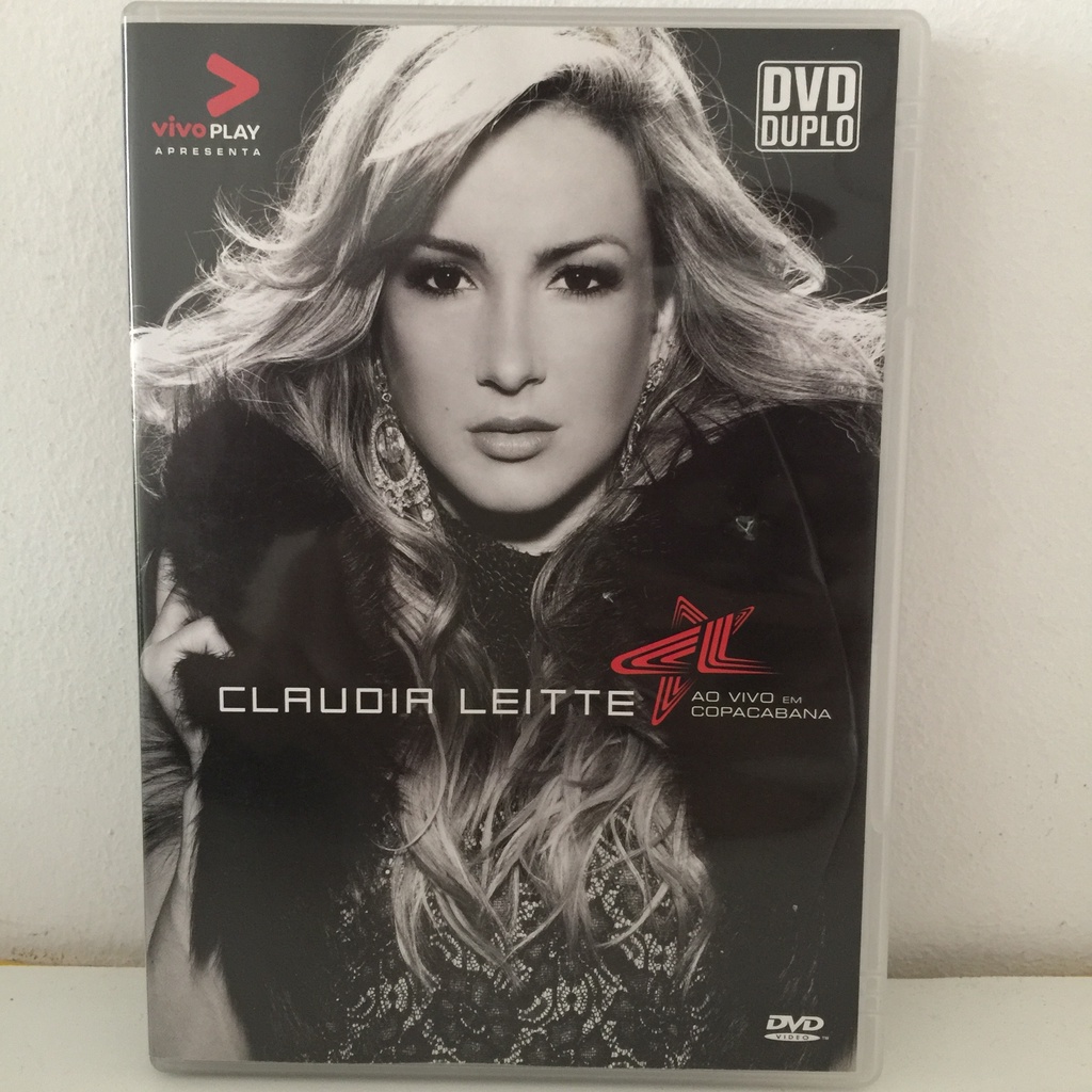 DVD DUPLO+  - Claudia Leitte Ao Vivo em Copacabana (Vivo Play)
