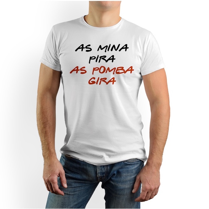 CA438 - Camiseta Personalizada Umbanda As Mina Pira As Pomba Gira
